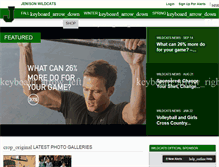 Tablet Screenshot of jenisonathletics.com